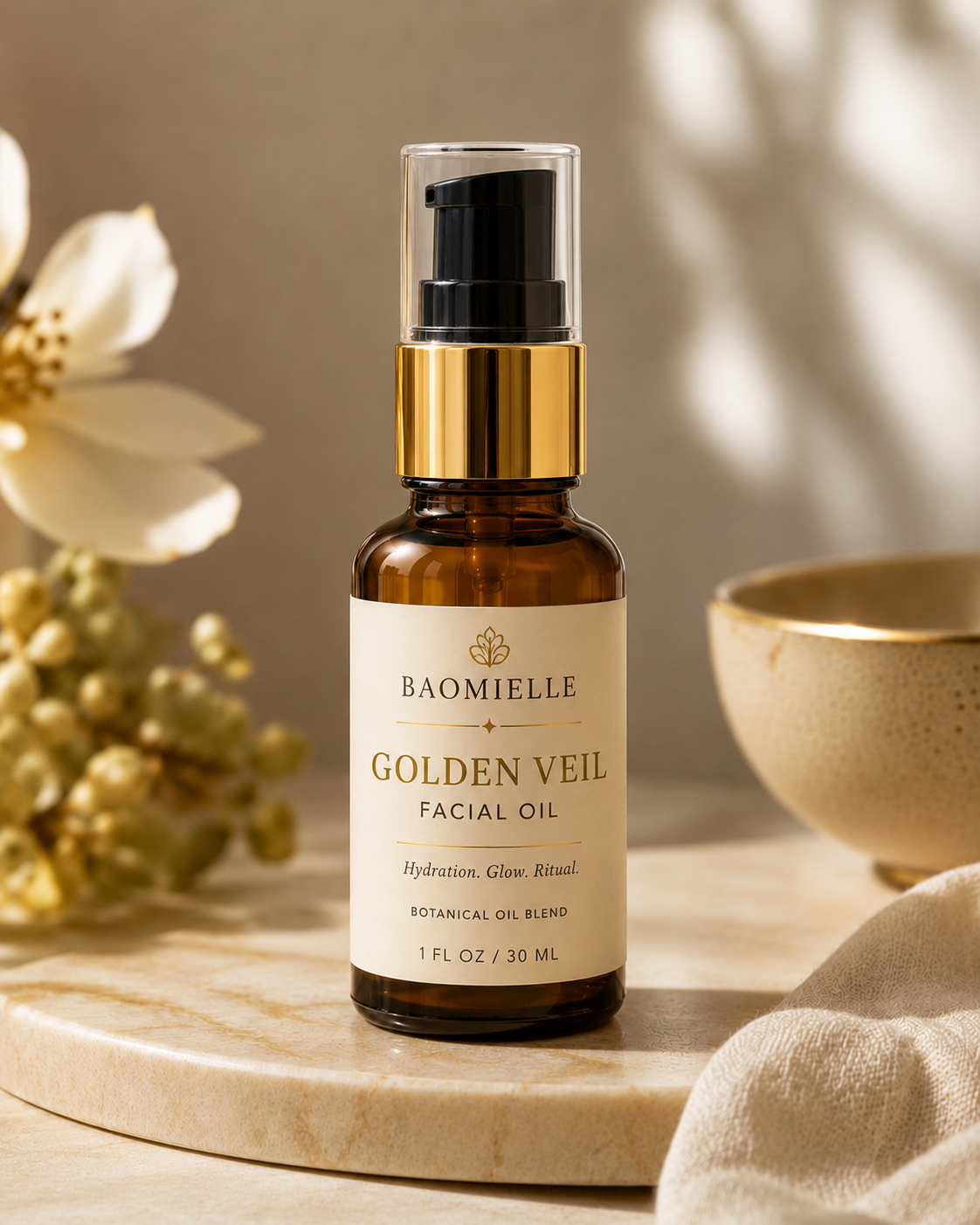 Golden Veil Facial Oil